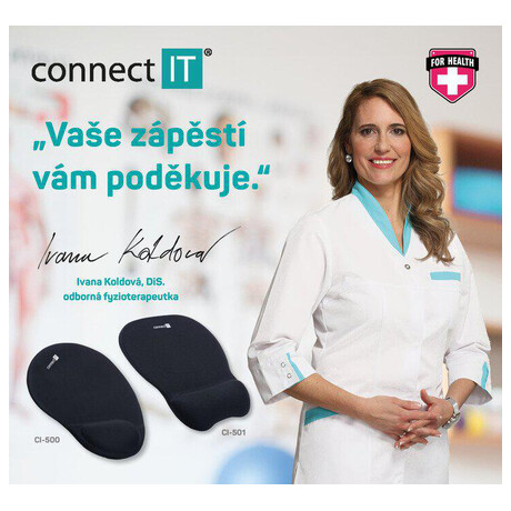 Connect IT&nbsp;se zápěstní opěrkou -&nbsp;černá (foto 3)