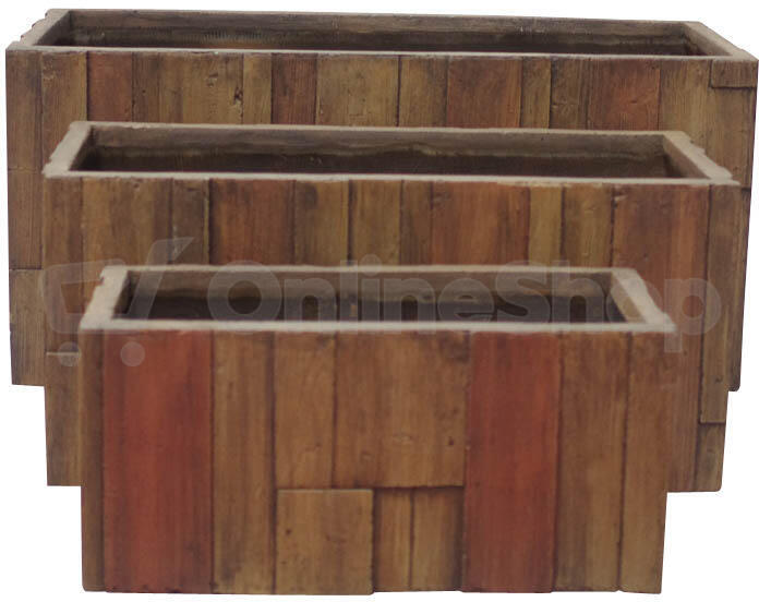 Květináč G21 Wood Box 99cm
