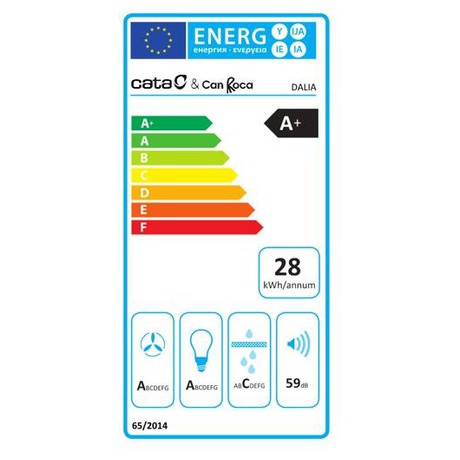 CATA DALIA GLASS TC LED 900 černá