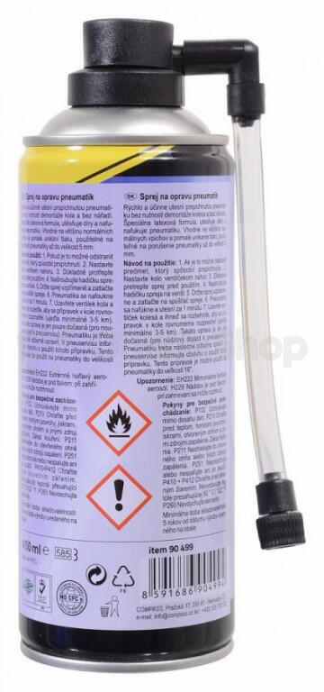 Sprej na lepení pneu COMPASS Captain 450ml