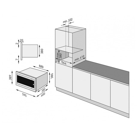 Mikrovlnn trouba Concept MTV6925wh WHITE