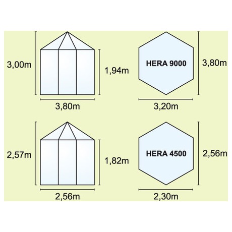 Zahradn pavilon VITAVIA HERA 9000 stbrn LG55