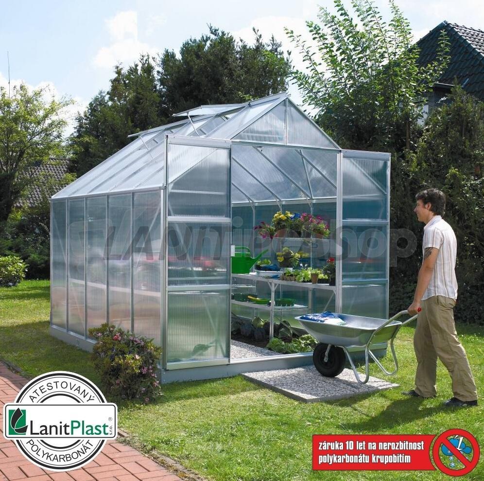 Skleník VITAVIA URANUS 8300 PC 4 mm stříbrný LG182