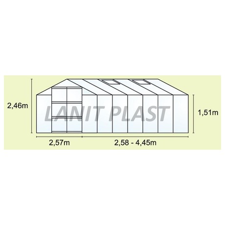 Sklenk VITAVIA URANUS 11500 PC 4 mm zelen LG580