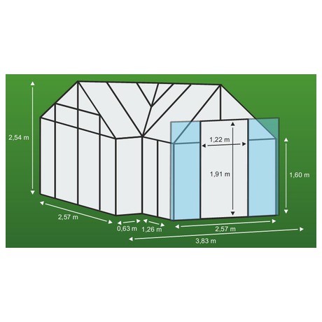 Sklenk VITAVIA SIRIUS PC 6 mm zelen LG632