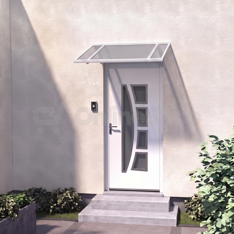 Stříška nad dveře LANITPLAST MELES 120/85 bílá LG655