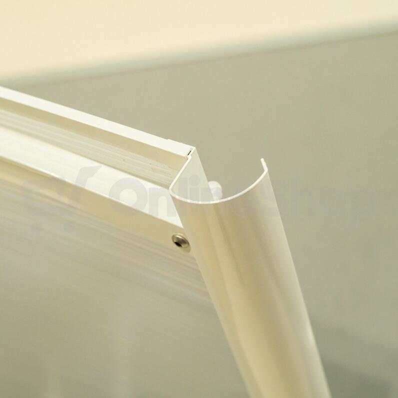 Stříška nad dveře LANITPLAST TOPAZ 130/70 bílá LG708