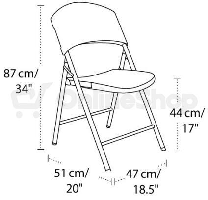 Skládací židle LIFETIME 2810 LG1024