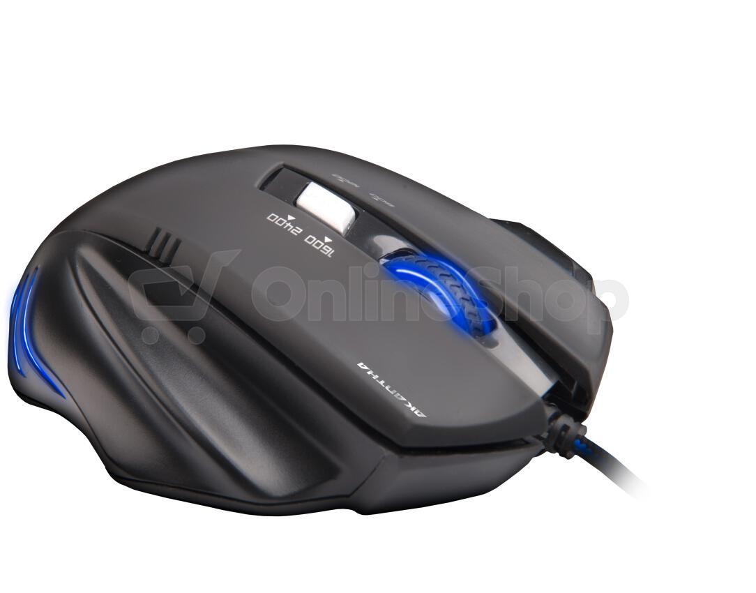 Myš C-Tech Akantha GM-01 / optická / 6 tlačítek / 2400dpi - černá