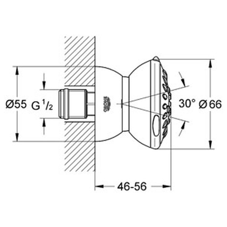 Grohe Relexa - boční sprcha (27067000) - Grohe Relexa -&nbsp;boční sprcha (foto 1)