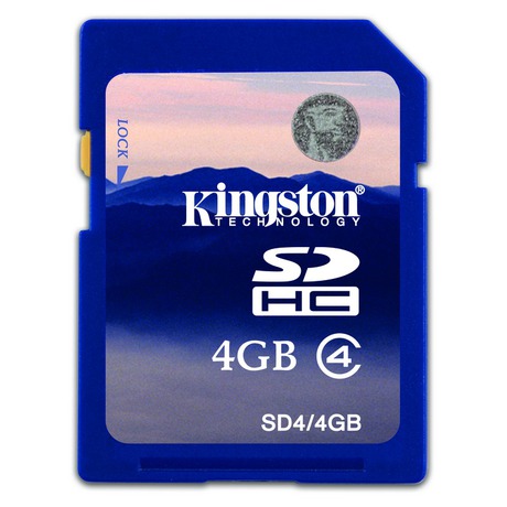 Paměťová karta Kingston SDHC 4GB Class4 - Kingston SDHC 4GB Class4 (foto 2)