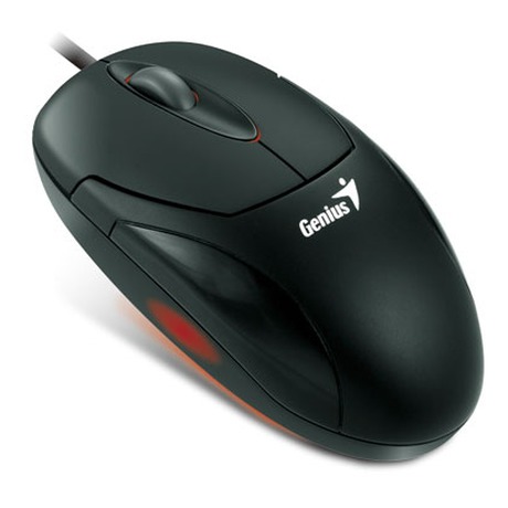 Myš Genius Xscroll / optická / 3 tlačítka / 800dpi - černá
