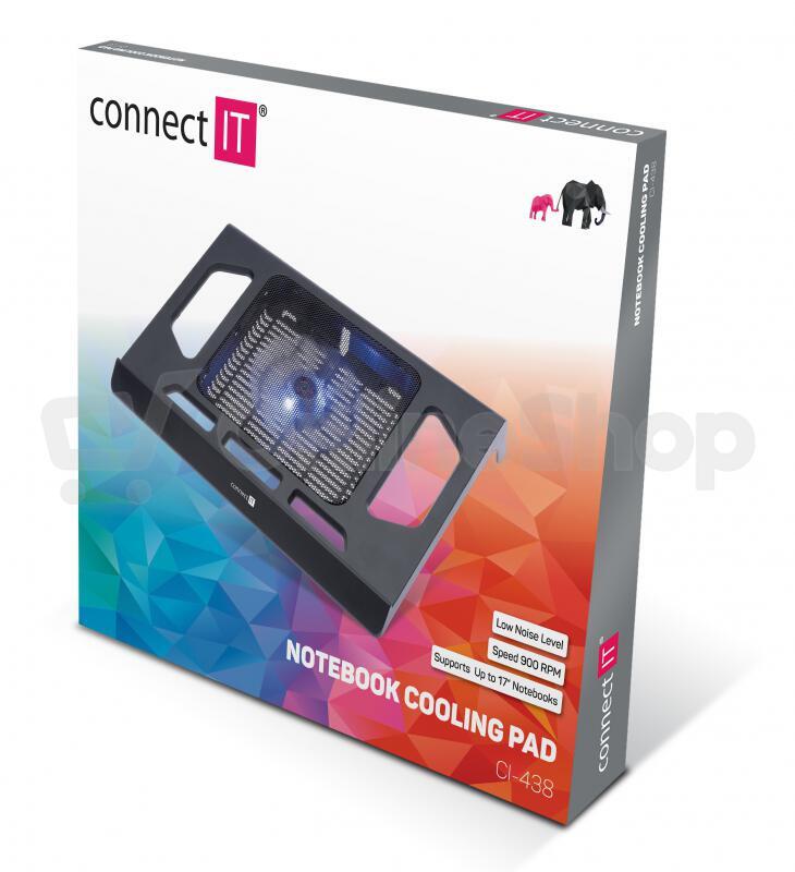 Chladící podložka pro notebooky Connect IT Breeze pro 17"
