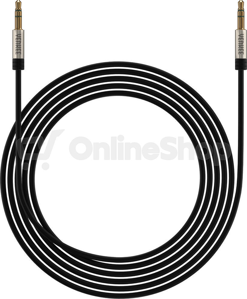 AV kabel Yenkee YCA 202 BSR kabel AUX M/M 2m kov.