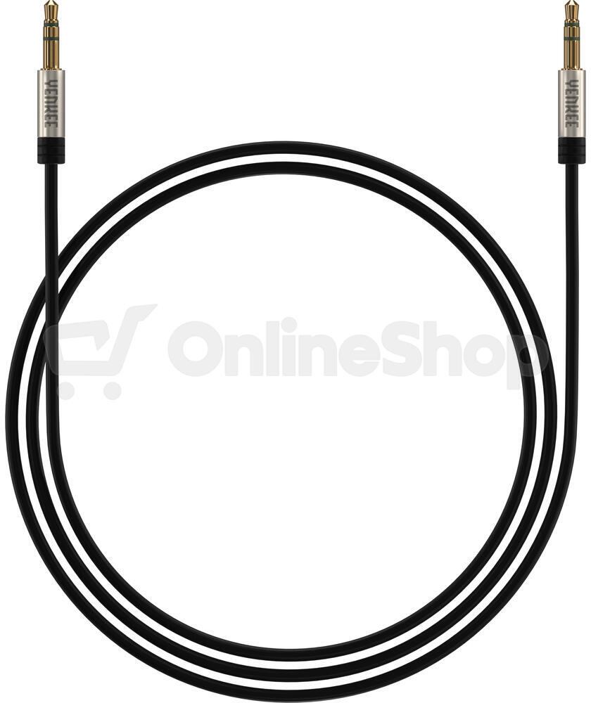 Kabel Yenkee YCA 201 BSR AUX M/M 1m kov.