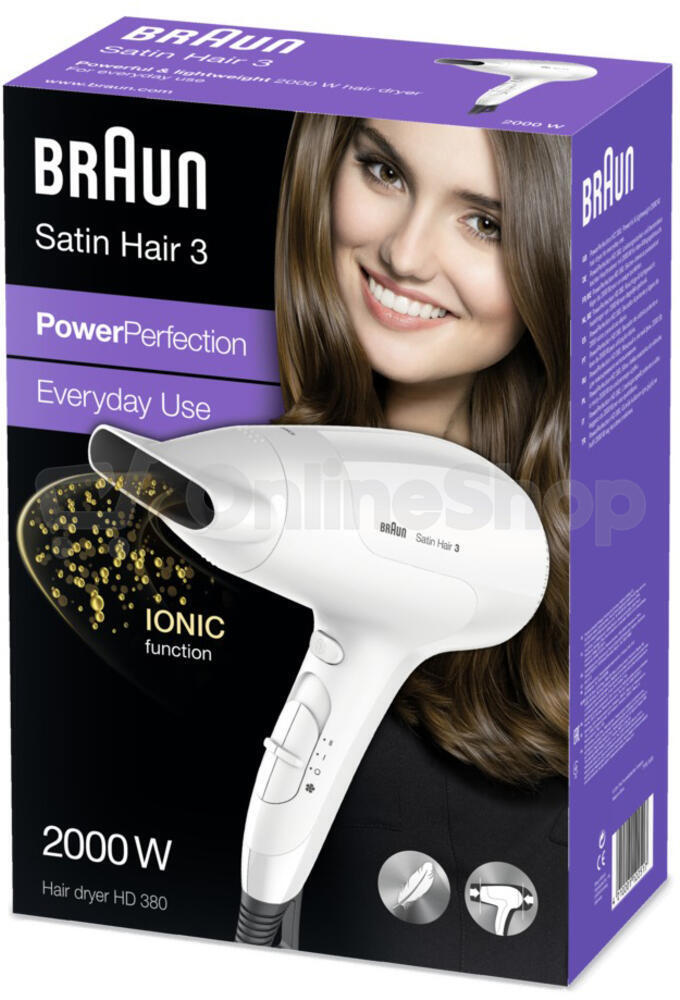 BRAUN Satin Hair 3 HD 380
