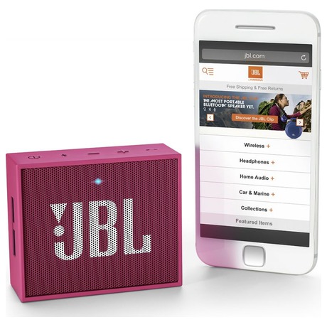 Přenosný reproduktor JBL GO, růžový - JBL GO, růžový (foto 7)