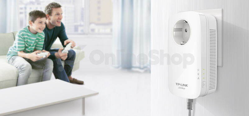 Powerline ethernet TP-Link TL-PA8010P KIT starter kit, adaptér (1200 Mbps)