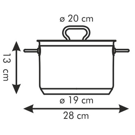 Hrnec Tescoma HOME PROFI s poklic pr. 20 cm, 4,0 l