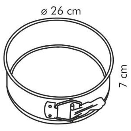 Forma na dort rozkldac Tescoma DELCIA pr. 26 cm