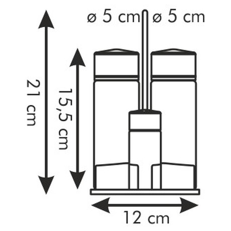 Souprava olej, ocet, sl a pep Tescoma CLUB
