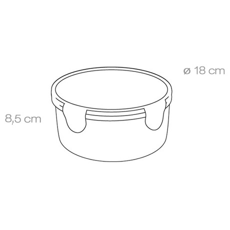 Tescoma FRESHBOX 1,5 l,&nbsp;kulatá (foto 1)