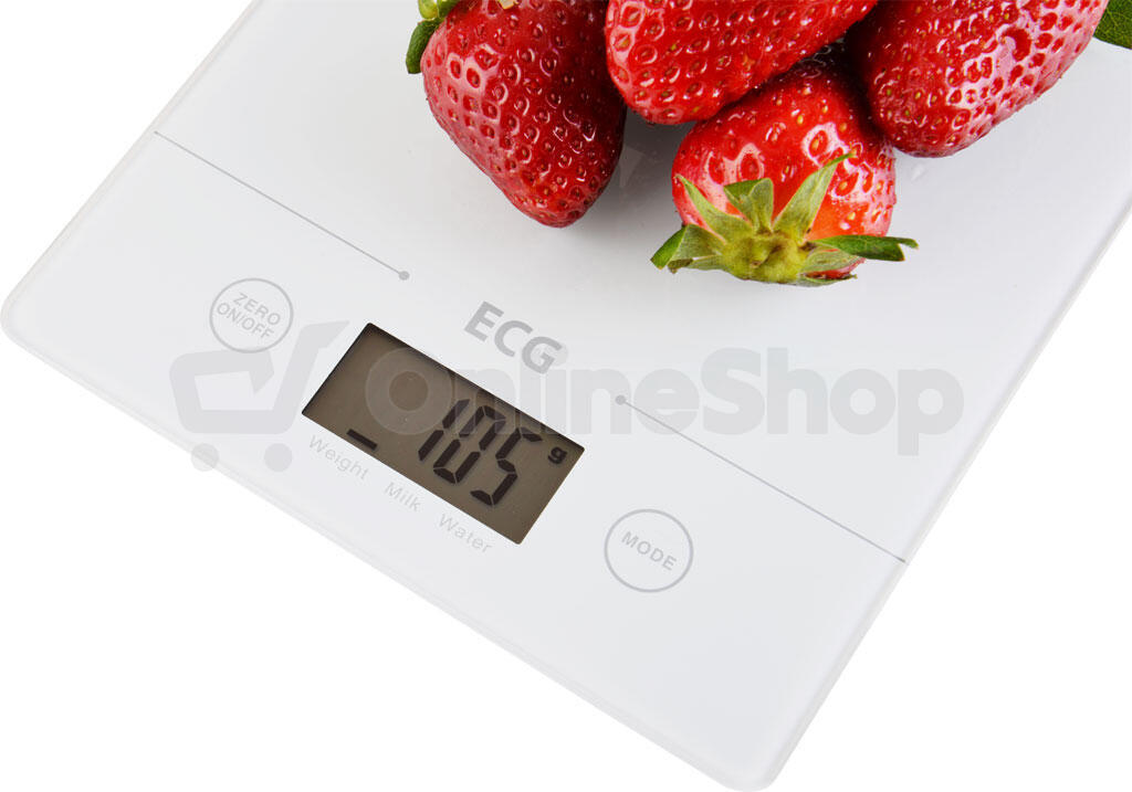 Kuchyňská váha ECG KV 117 SLIM, bílá