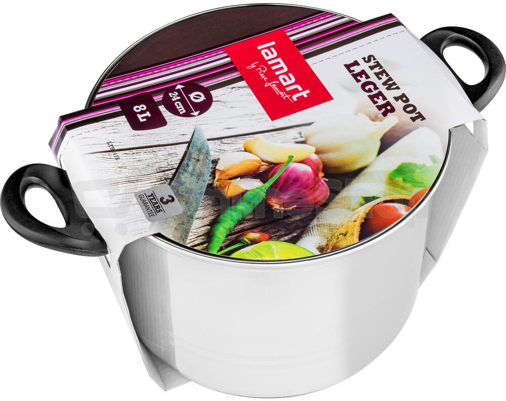 Hrnec Lamart LTB2418 HRNEC 8L LEGER SS24X18CM