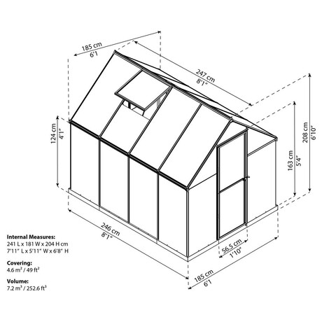 Palram multiline 6x8 (foto 12)