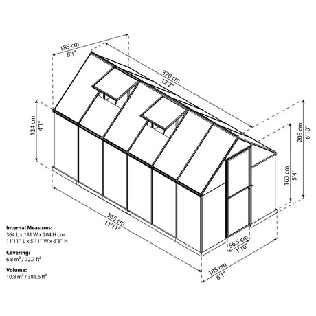 Palram multiline 6x12 (foto 1)