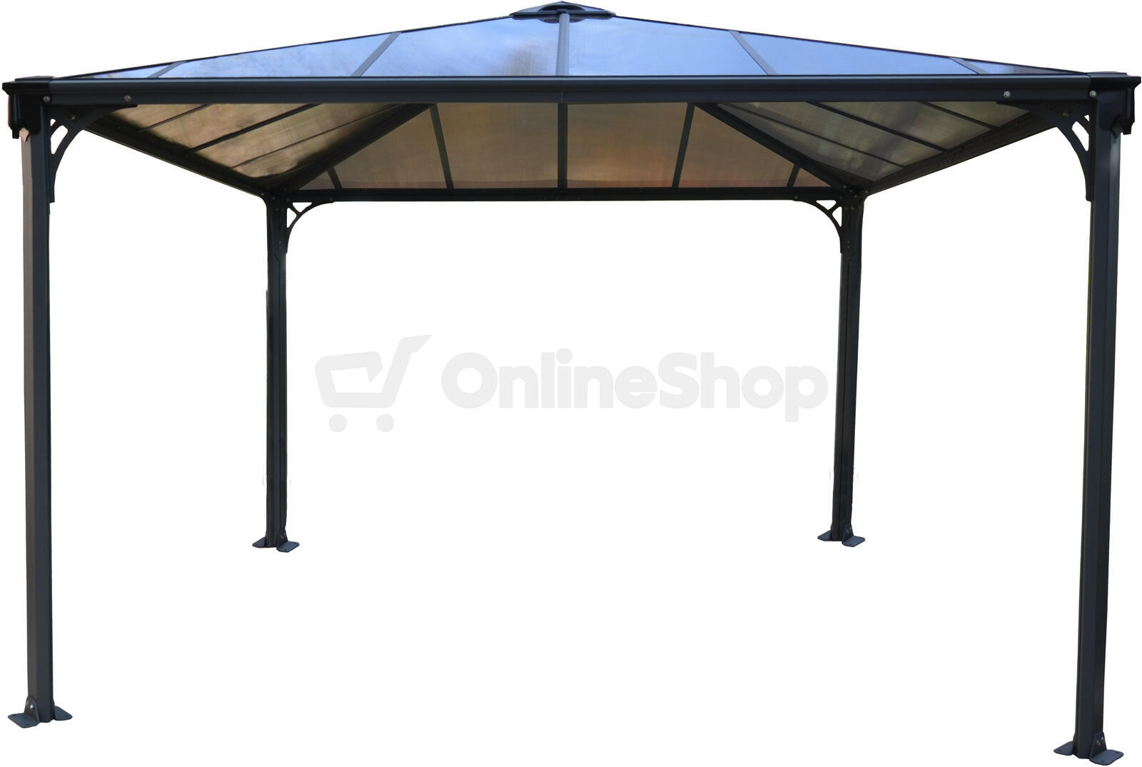 Zahradní altán Palram Palermo 3600, šedý
