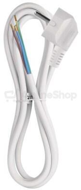Emos flexo šňůra PVC 3× 1,0mm2, 2m, bílá (S14312)