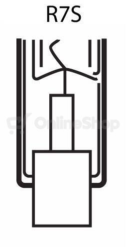 Emos lineární halogenová žárovka J78 120W R7s teplá bílá (ZE0102)