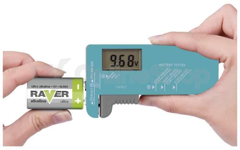 Univerzální tester baterií Emos (AA, AAA, C, D, 9V, knoflíkových)