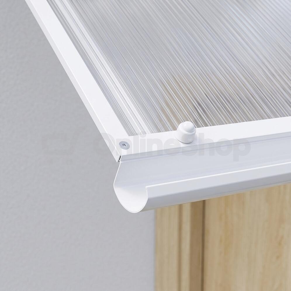 Stříška nad dveře LANITPLAST ARCUS 160/90 bílá LG1158