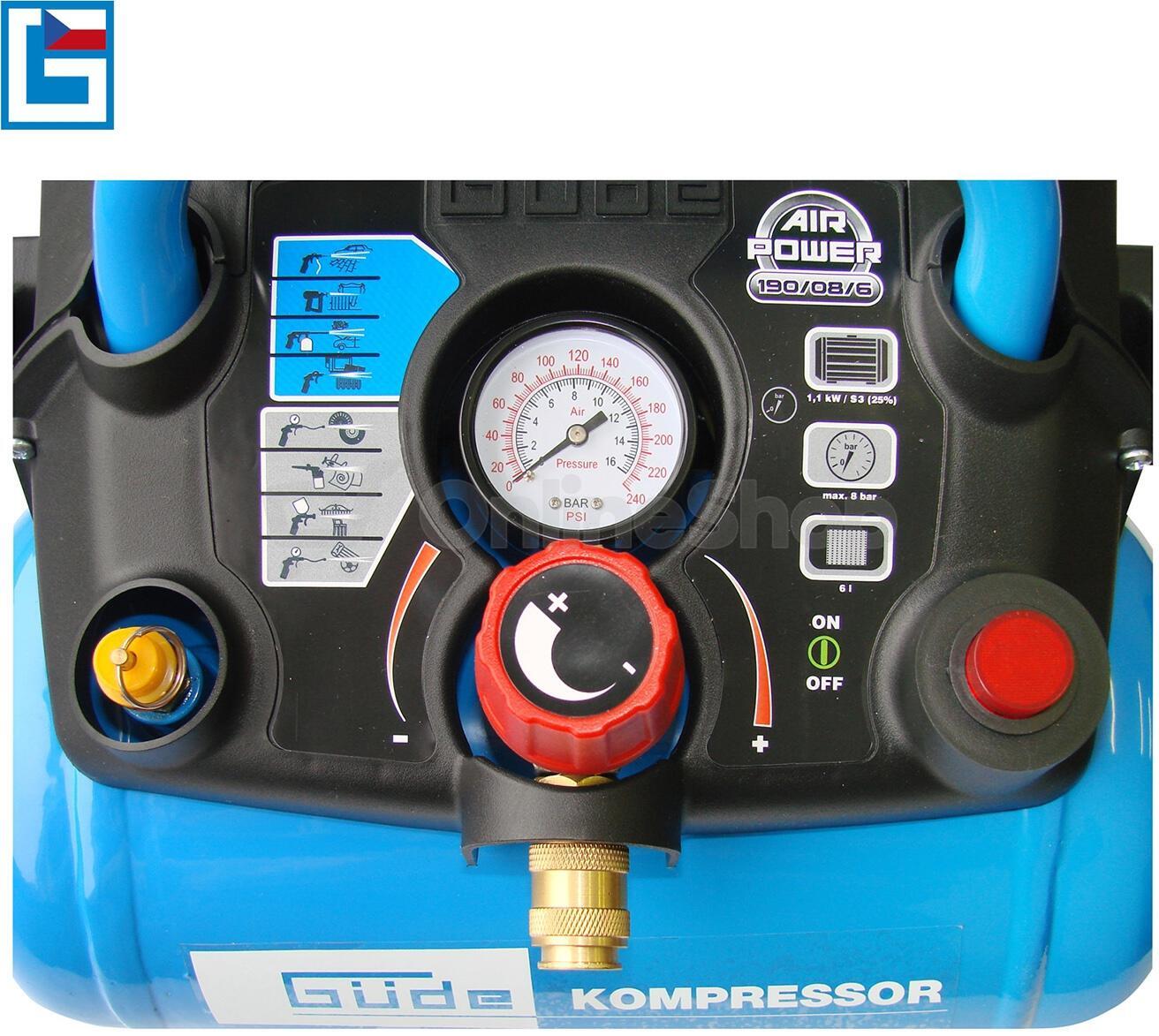 Kompresor AIRPOWER 190/8/6 Güde