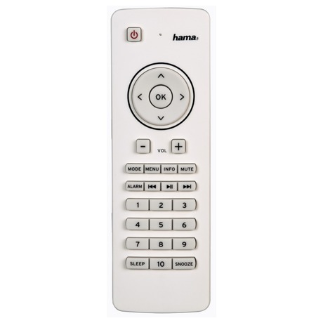 Radiopřijímač Hama DIR3110 DAB+ internetové rádio, bílý - Hama DIR3110 DAB/FM, bílé (foto 7)