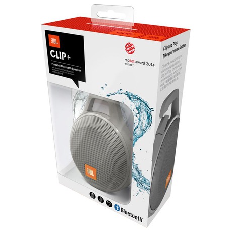 Přenosný reproduktor JBL CLIP+ šedý - JBL CLIP+, šedý (foto 3)