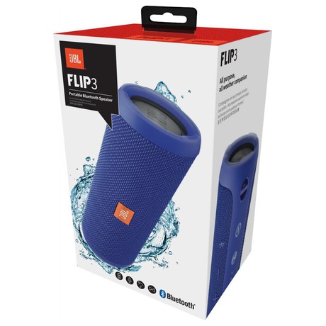 Přenosný reproduktor JBL Flip3, modrý - JBL Flip3, modrý (foto 7)