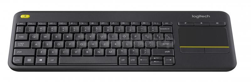 Bezdrátová klávesnice Logitech Wireless Touch Keyboard K400 Plus CZ 920-007151, černá