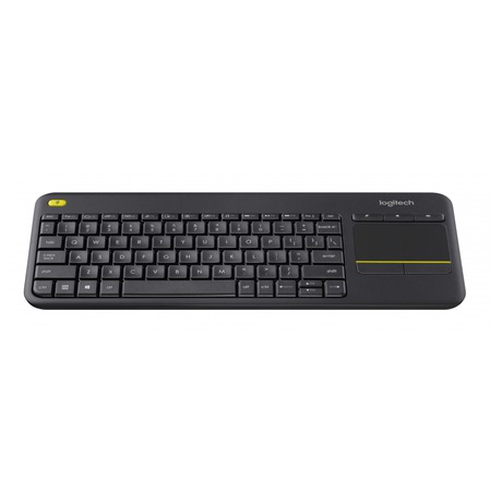 Klávesnice Logitech Wireless Keyboard K400 Plus, CZ - černá - Logitech Wireless Touch Keyboard K400 Plus CZ&nbsp;920-007151, černá (foto 1)