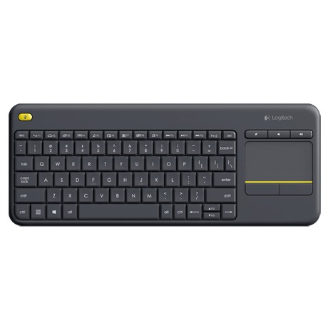 Klávesnice Logitech Wireless Keyboard K400 Plus, CZ - černá - Logitech Wireless Touch Keyboard K400 Plus CZ&nbsp;920-007151, černá (foto 4)