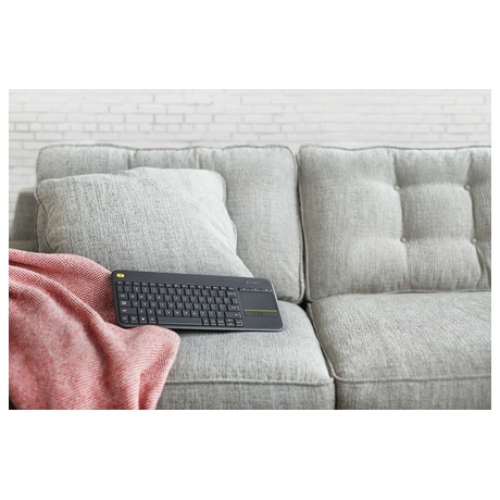 Klávesnice Logitech Wireless Keyboard K400 Plus, CZ - černá - Logitech Wireless Touch Keyboard K400 Plus CZ&nbsp;920-007151, černá (foto 9)