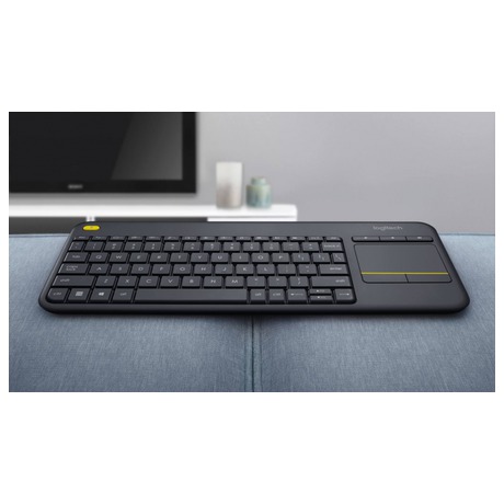 Klávesnice Logitech Wireless Keyboard K400 Plus, CZ - černá - Logitech Wireless Touch Keyboard K400 Plus CZ&nbsp;920-007151, černá (foto 12)