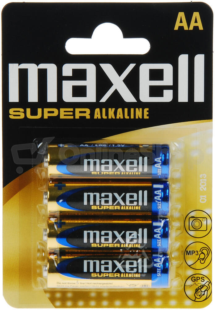Tužková baterie Maxell LR6 4BP AA Super Alk