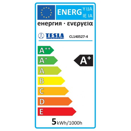 Žárovka LED Tesla svíčka, 5W, E14, teplá bílá - Tesla svíčka, 5W, E14, teplá bílá (foto 4)