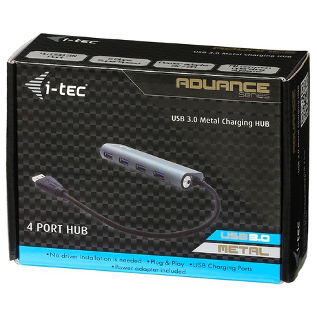USB Hub i-tec USB 3.0 / 4x USB 3.0 - černý