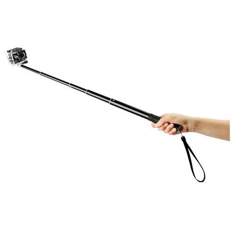Selfie tyč GoGEN 3 teleskopická, černá - GoGEN 3&nbsp;teleskopická, černá (foto 1)
