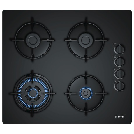 SET Trouba vestavn Bosch HBG537EB3 + Mikrovlnn trouba Bosch BFL524MB0 + Plynov deska Bosch POH6B6B10 ern + Myka Bosch SMV4EVX08E