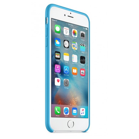 Kryt na mobil Apple Silicone Case pro iPhone 6S Plus - Blue - Apple Silicone Case pro iPhone 6S&nbsp;Plus -&nbsp;Blue (foto 2)